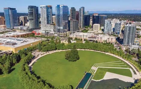 Bellevue Downtown Park. Photo courtesy of The Bellevue Collection