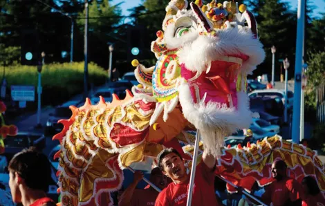 Seattle Chinatown SeaFair Parade. Photo courtesy of The Greater Seattle Chinese Chamber of Commerce
