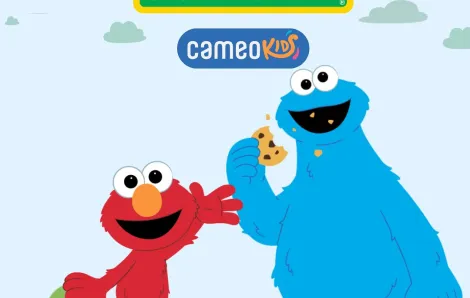Elmo and Cookie Monster are the first two Sesame Street characters to join Cameo Kids