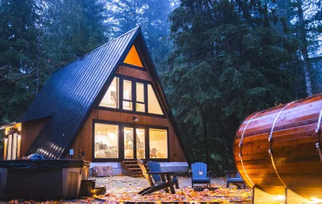 A-frame cabin in Index, a family-friendly rental near Seattle
