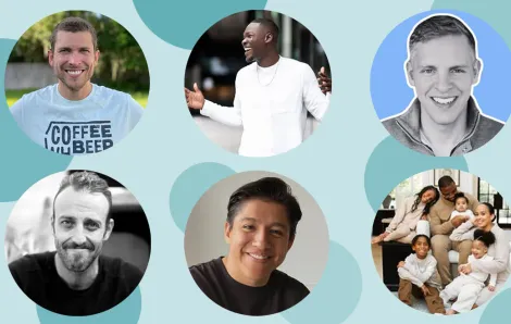 Dads on instagram graphic