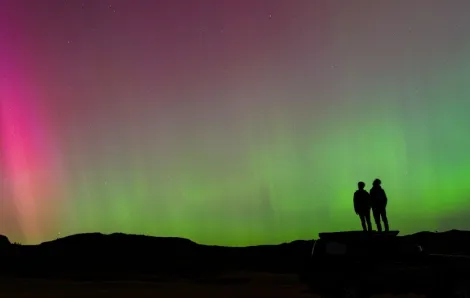 green northern lights