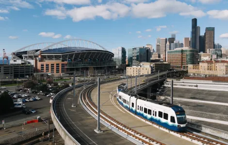 image of 2 Line Seattle Stadium