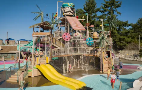 hooks lagoon at wild waves theme and water park during opening weekend