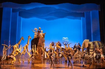  “The Circle of Life” performed onstage during "The Lion King" musical, running now in Seattle