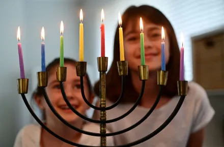 Hanukkah family kids menorah dreidel events Seattle Bellevue Eastside