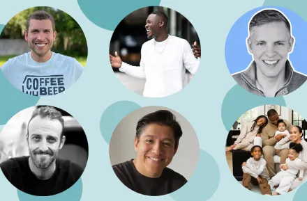 Dads on instagram graphic