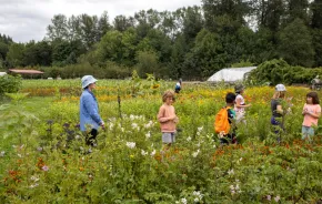 Kids enjoying summer camp at Oxbow