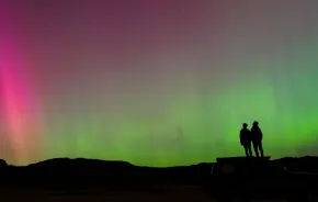 green northern lights