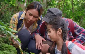family adventure in nature