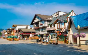 downtown leavenworth during a summer day with plenty of things for families to do