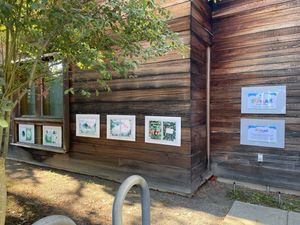 StoryWalk in Magnolia at the Daybreak Star Cultural Center