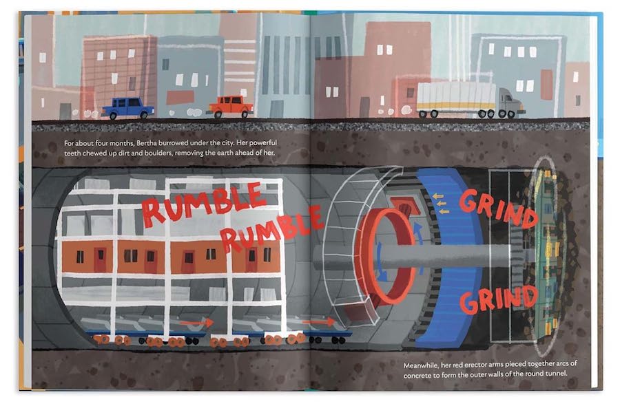 Image from the book “Big Bertha: How a Massive Tunnel Boring Machine Dug a Highway Under Seattle”