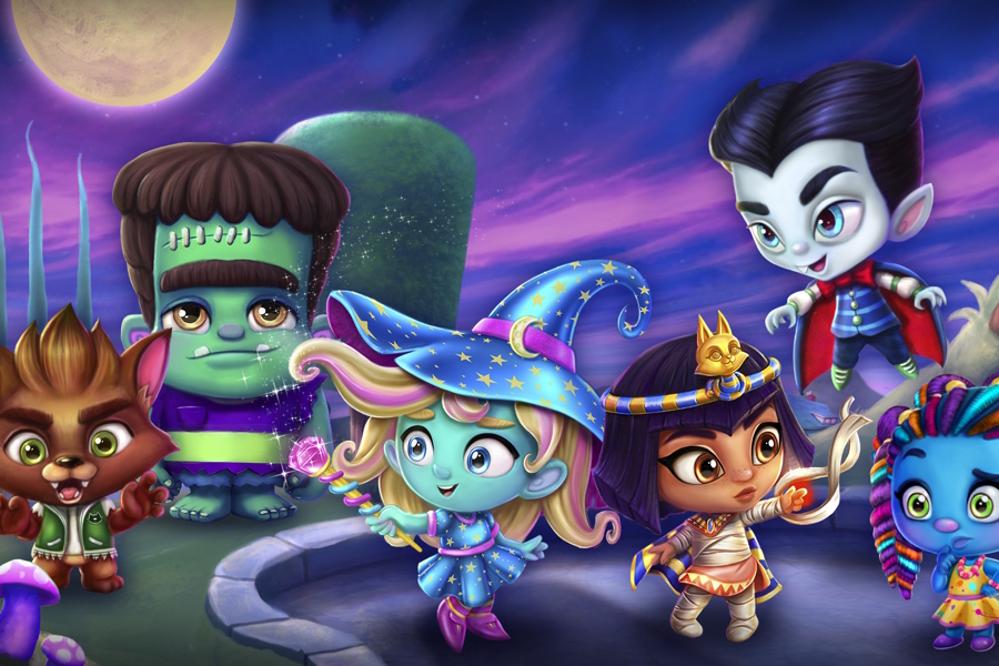 Characters from "Super Monsters," an animated children's show on Netflix