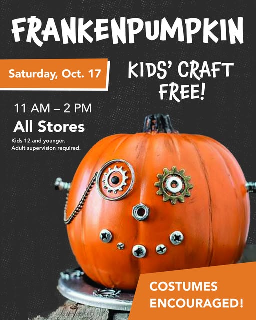 Frankenpumpkin Kids’ Event