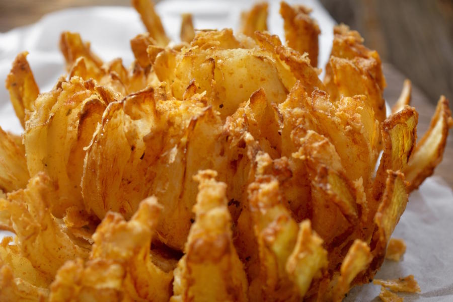 A blooming onion for Thanksgiving