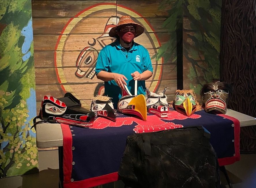 Cultural presentation on Blake Island