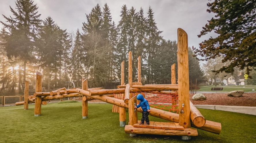 Play structure at Westside Park