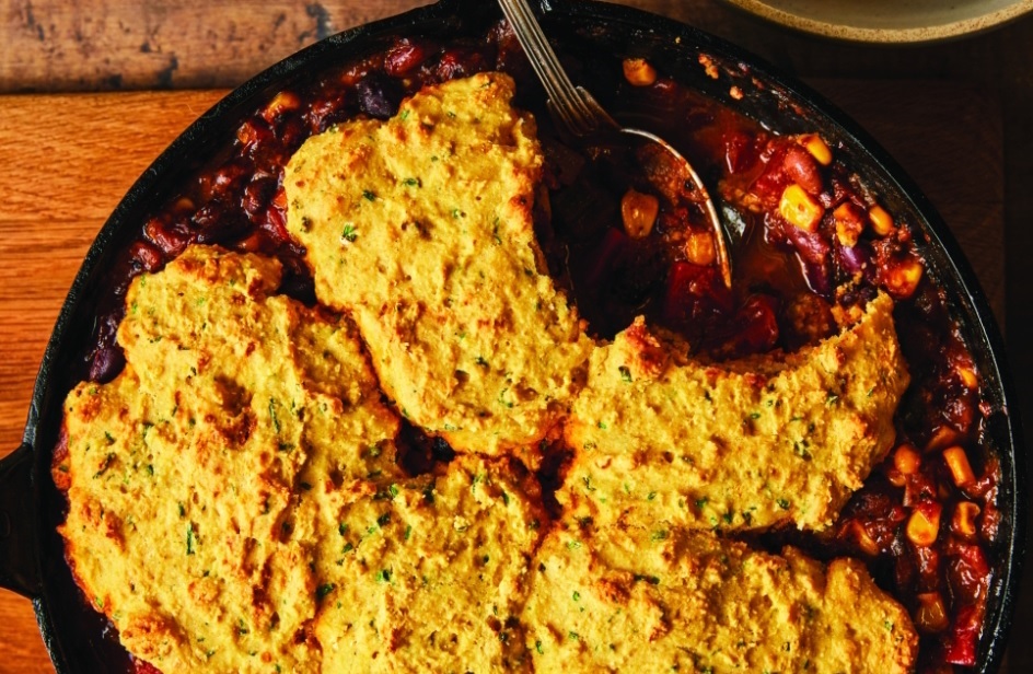 Three-Bean Tamale Pie