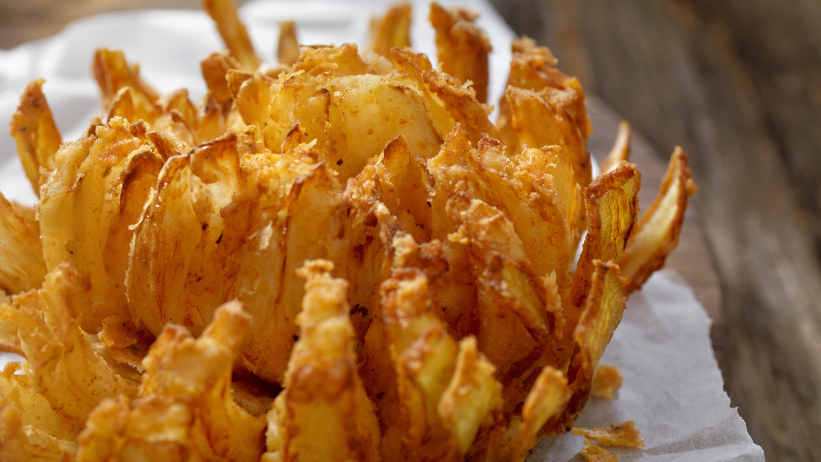 blooming onion Thanksgiving treat