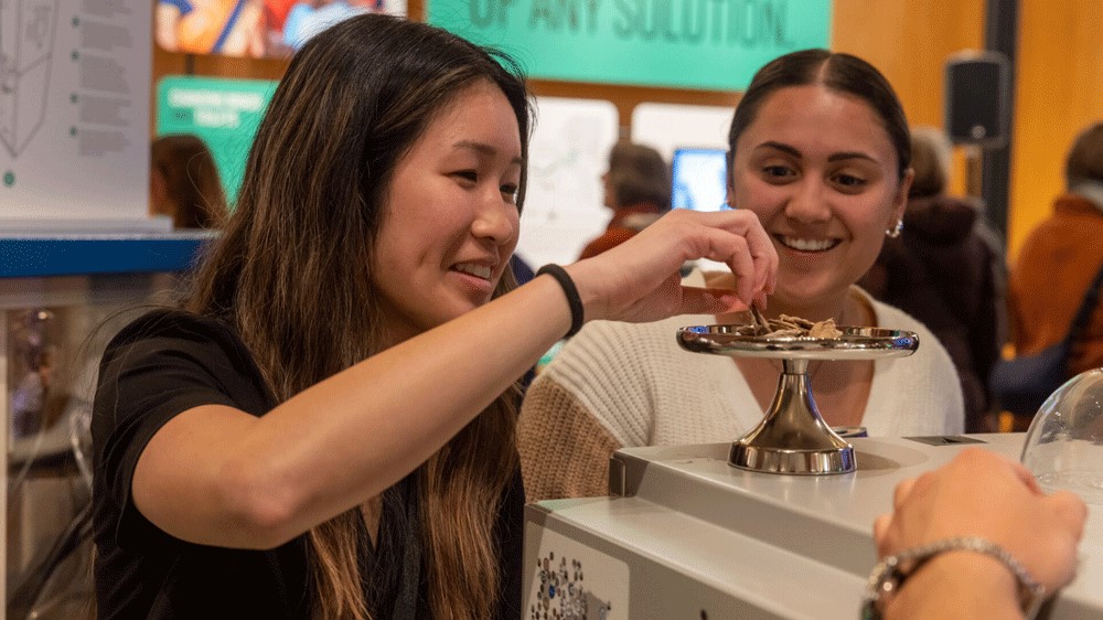 Teens hang out at the Gates Foundation in Seattle