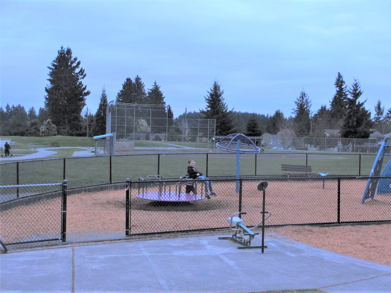 Paramount School Park path and playground