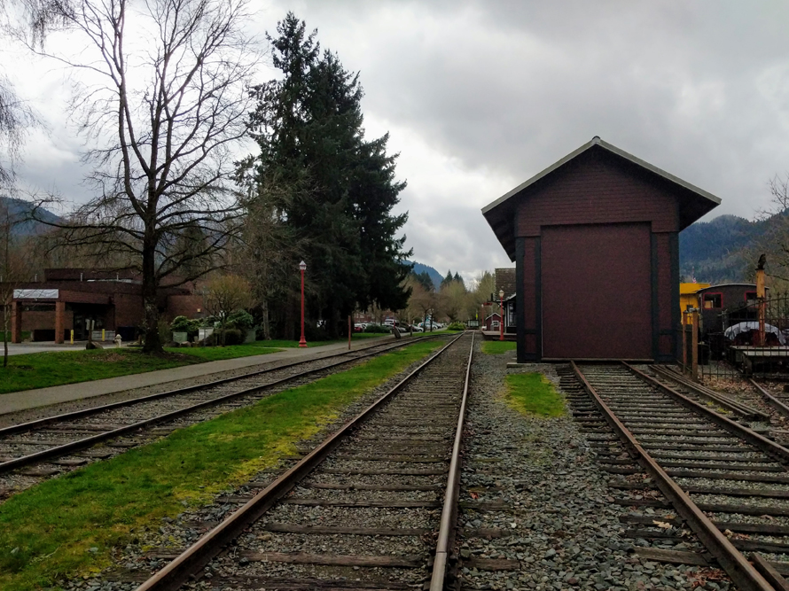 Train tracks by Rainier Trail in Issaquah