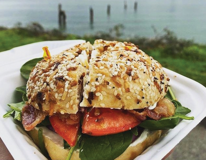 Sandwich from Unwind Cafe
