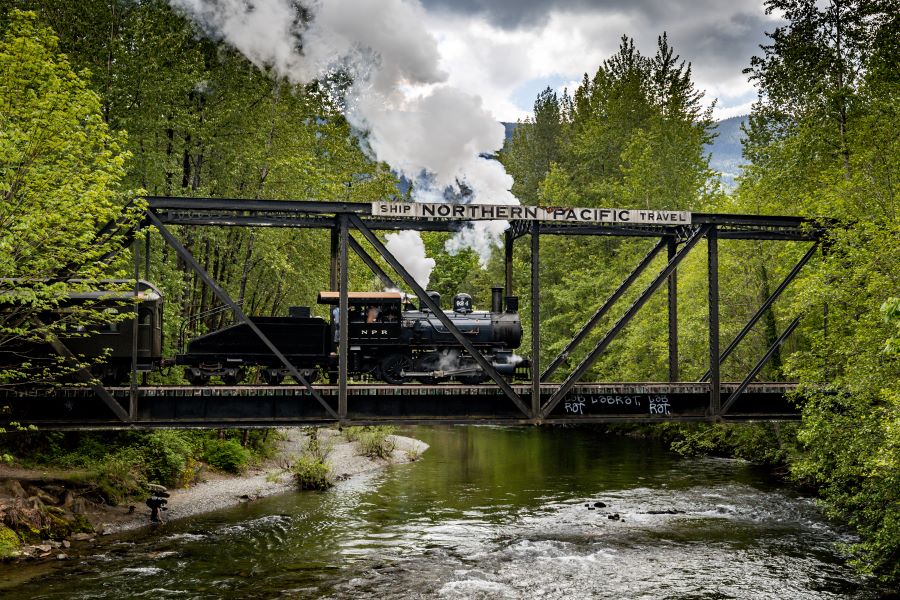 Take a scenic ride starting from the Northwest Railway Museum