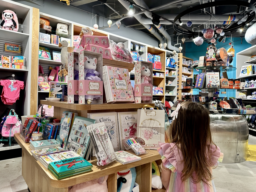 PlaneWear children’s section at SEA airport