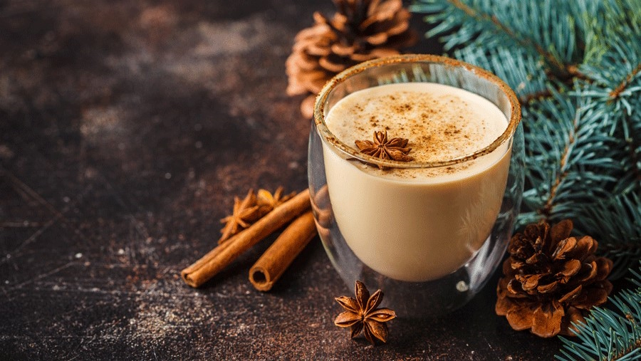 eggnog festive holiday recipe