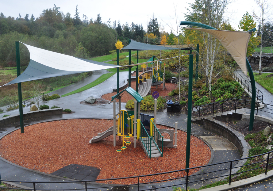 Lewis Creek park best Bellevue eastside Seattle-area playgrounds for rainy day play