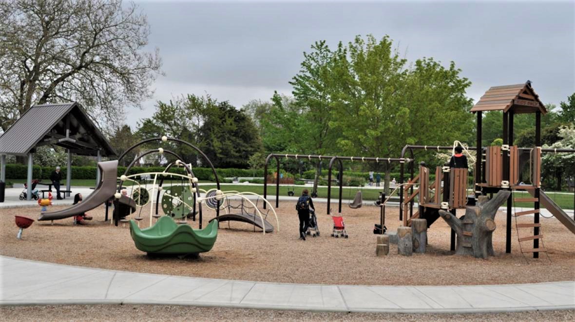 Maple Leaf Park best Seattle-area playgrounds for rainy day play