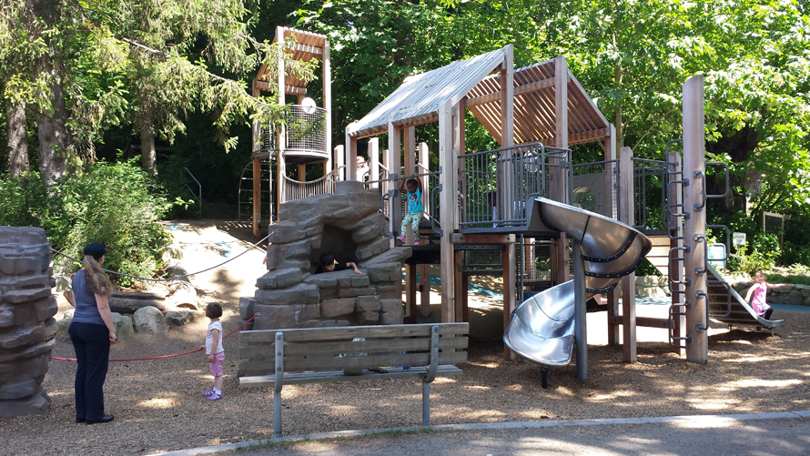 Seward Park best Seattle-area playgrounds for rainy day play
