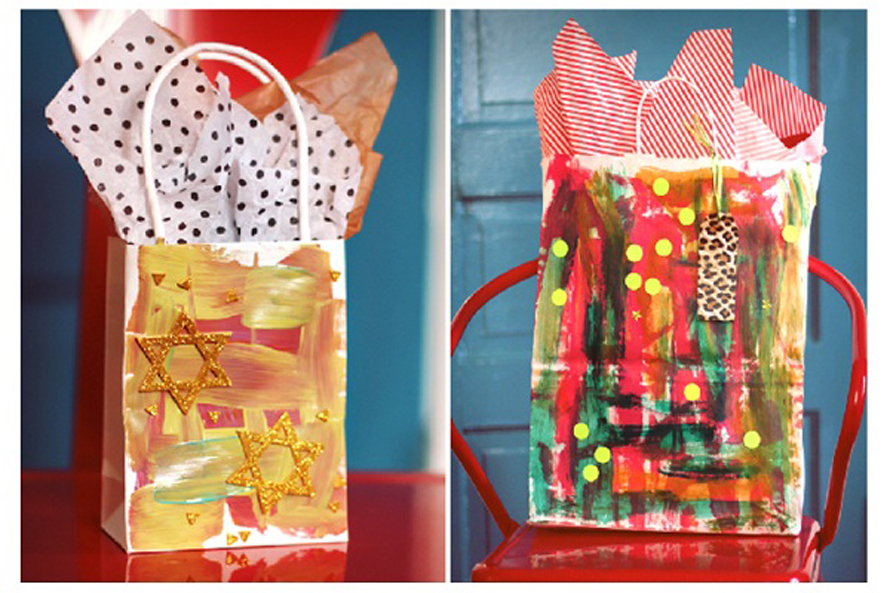 painted bags