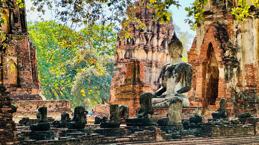 Wat Mahathat temple in Bangkok, Thailand