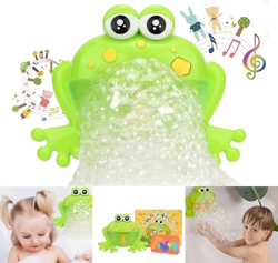 Bubble frog bath time tub toy