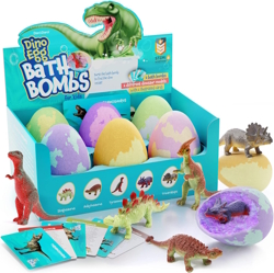 Dino bath bombs for the bath run
