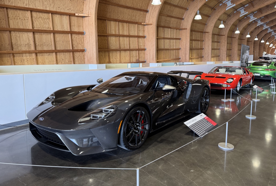 a black sports car