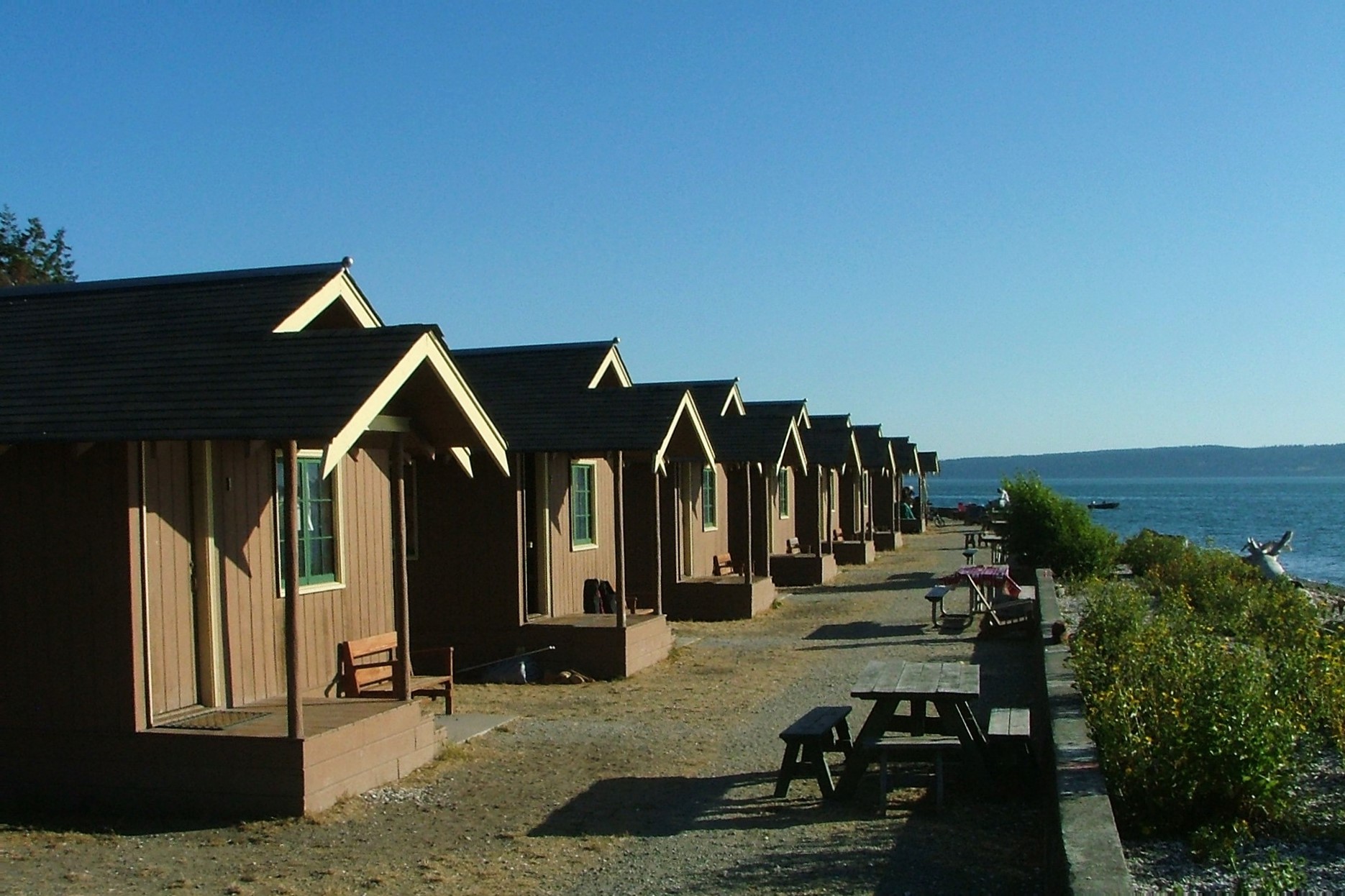 Cama Beach cabins on Camano Island best cabin getaways for Seattle Washington area families