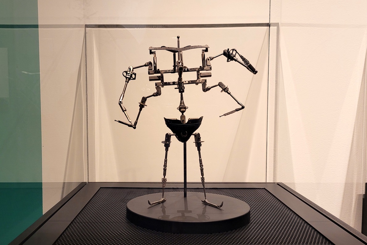 The robotic insides of a puppet character from one of LAIKA's films