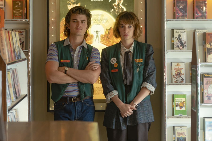 Robin and Steve on Stranger Things