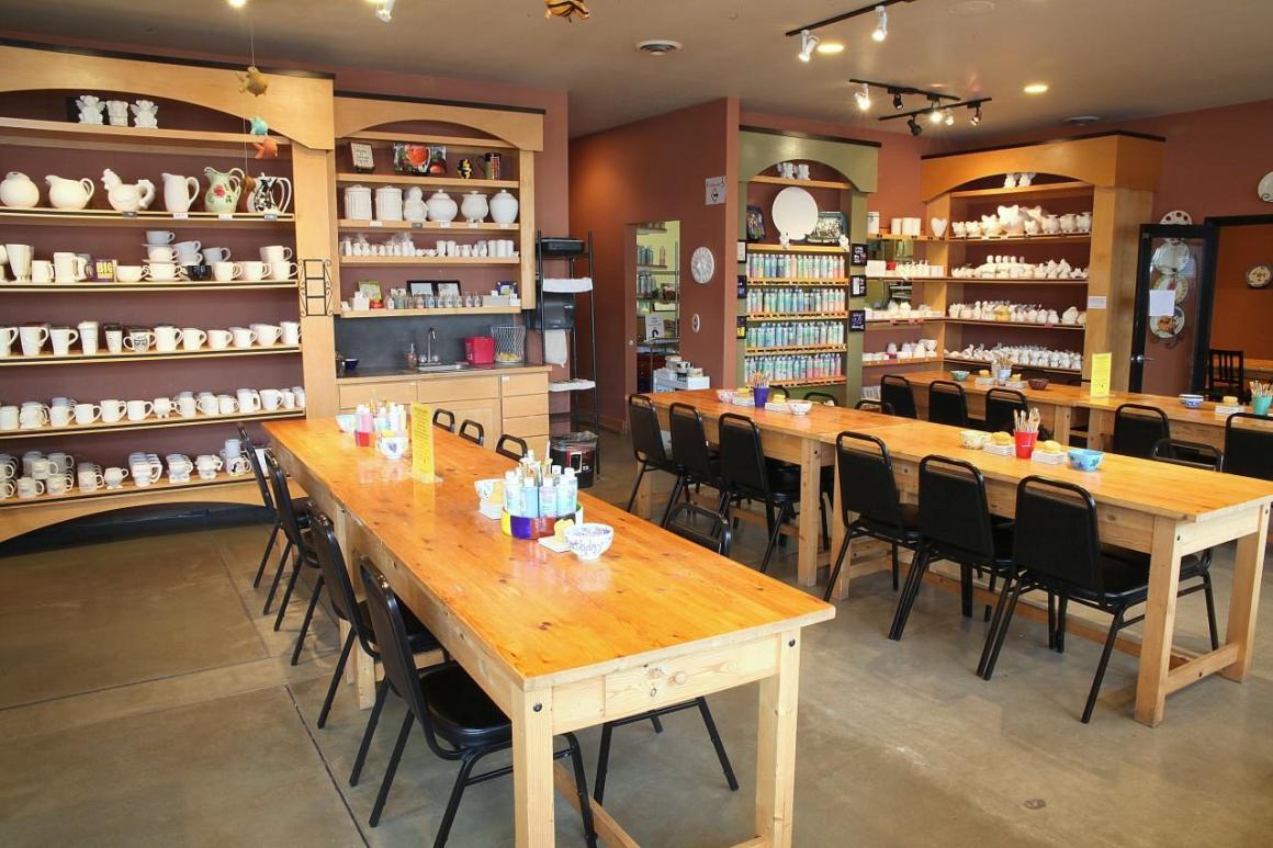 Java & Clay pottery shop and coffee shop Gig Harbor Washington