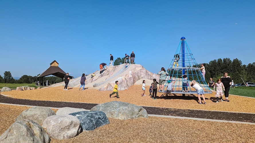 Find Peak Fun at Fab New Van Doren’s Landing Playground