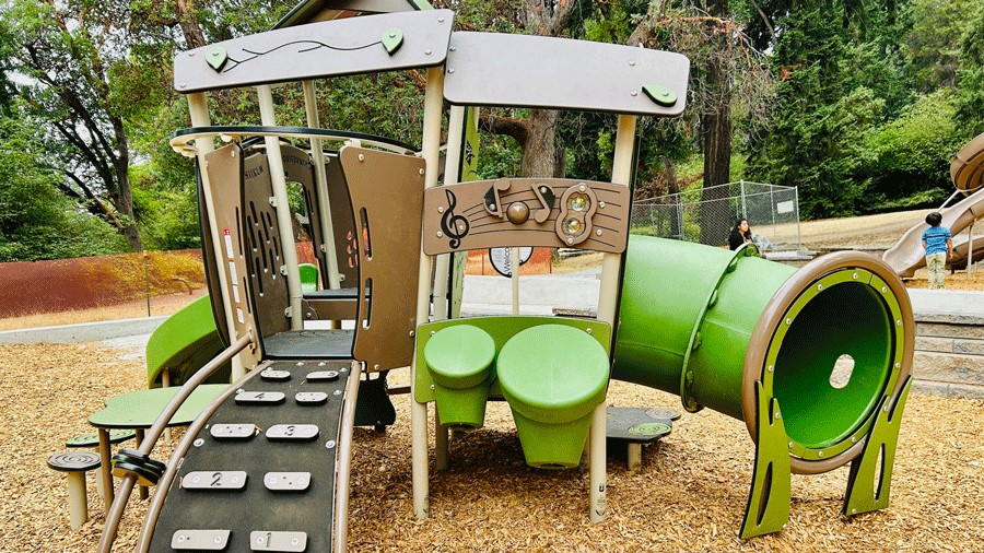 toddler playground at Lincoln Park South Play Area in West Seattle