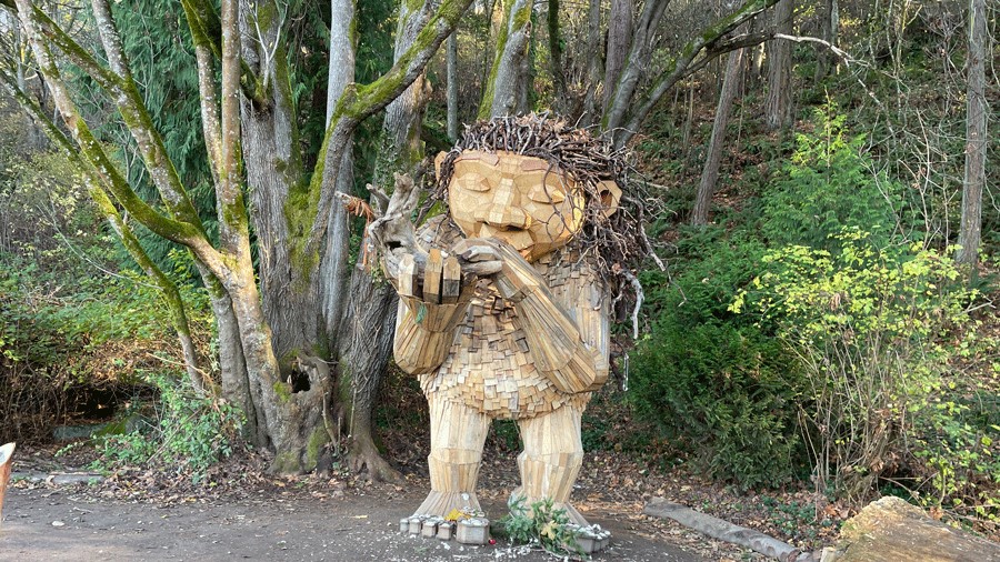 Pacific Northwest Dambo troll in West Seattle