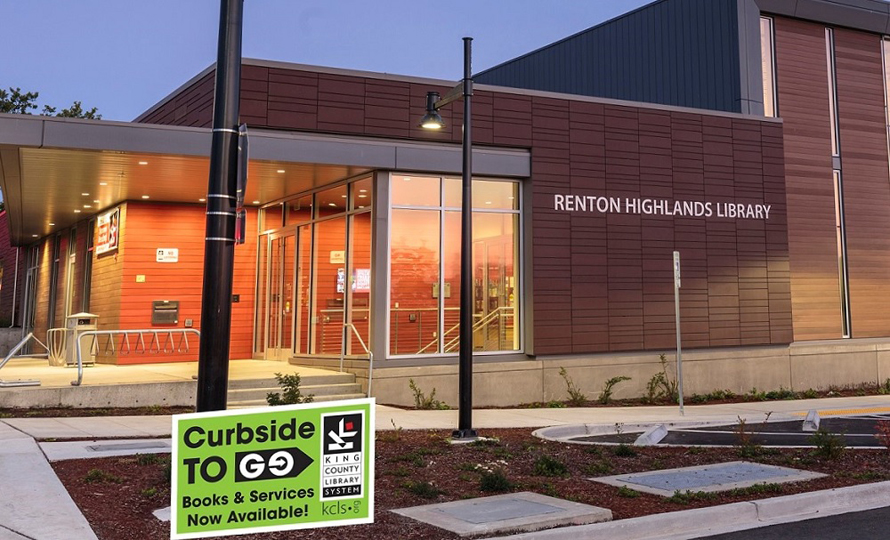 KCLS Renton Location open for curbside pickup