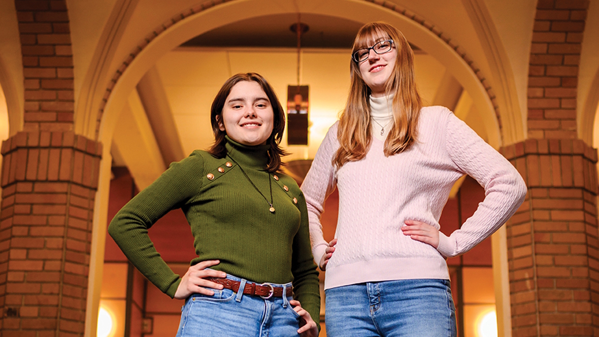 Lilly DuPuis and Ellen Rikhof