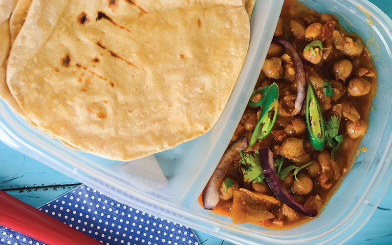 India inspired lunch