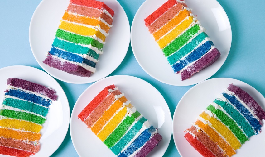 Rainbow cake